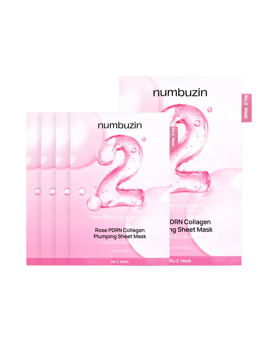 NUMBUZIN - No. 2 Rose PDRN Collagen Plumping Sheet Mask