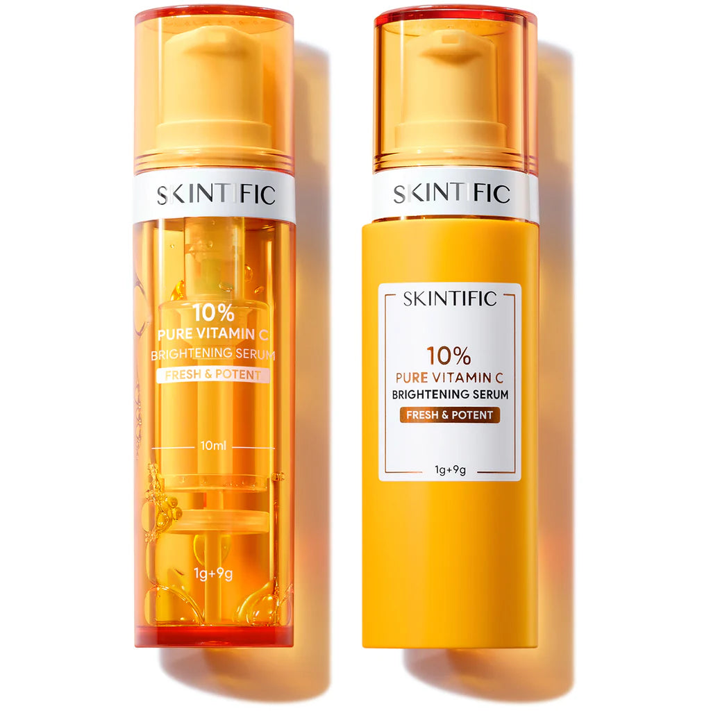 SKINTIFIC - 10% Pure Vitamin C Brightening Serum 1 + 1