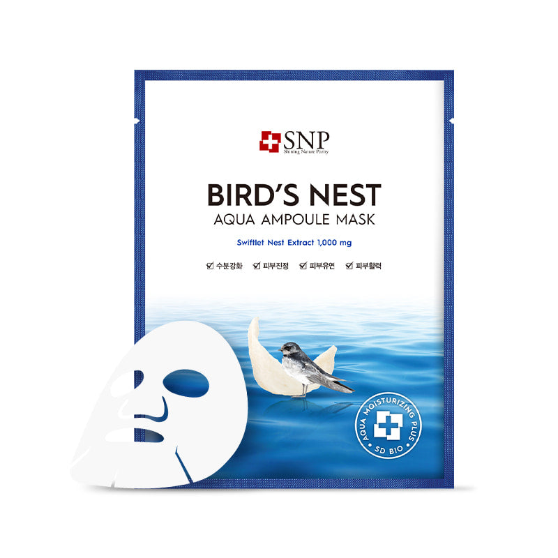 SNP - Bird's Nest Aqua Ampoule Mask