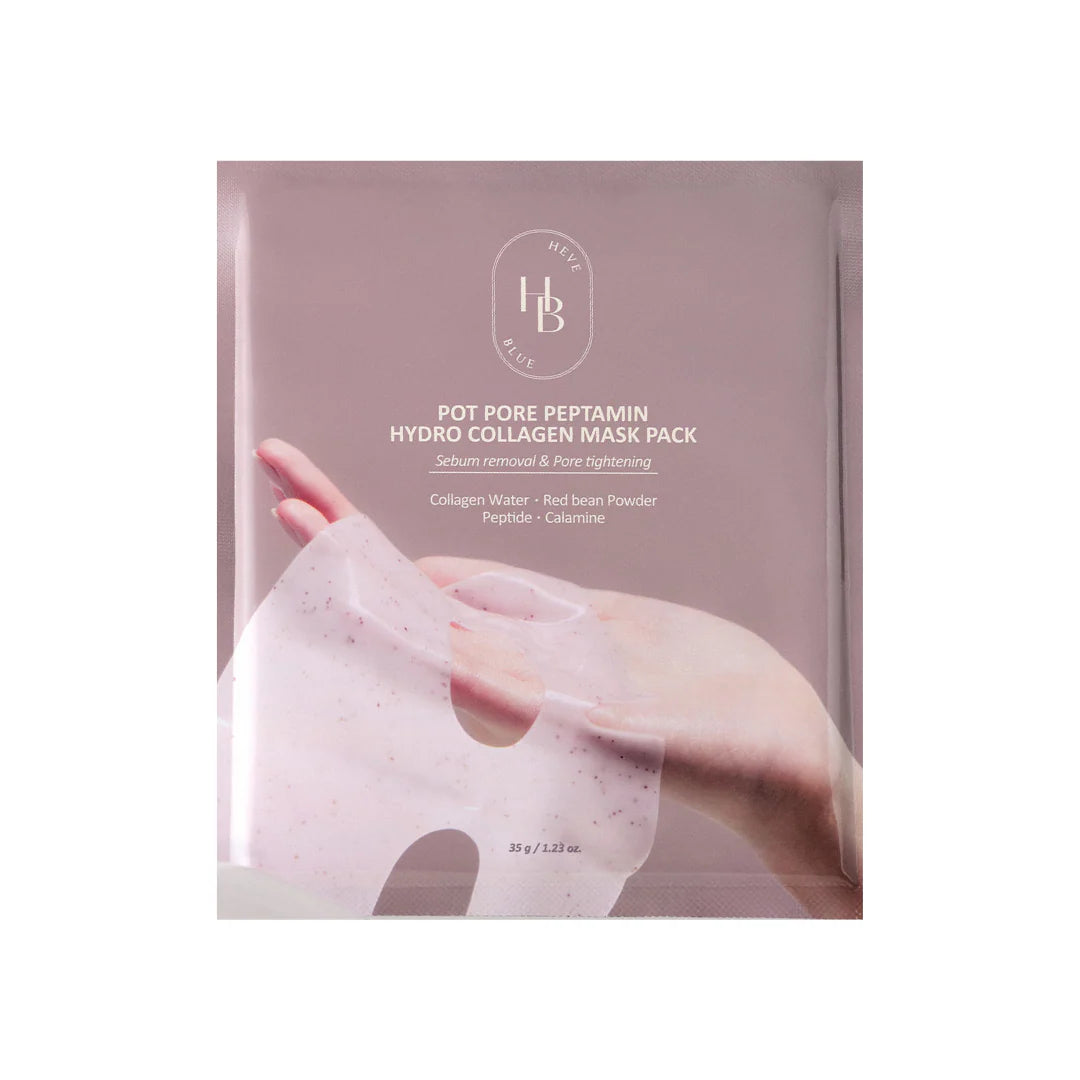 HEVEBLUE - Pot Pore Peptamin Hydro Collagen Mask Pack