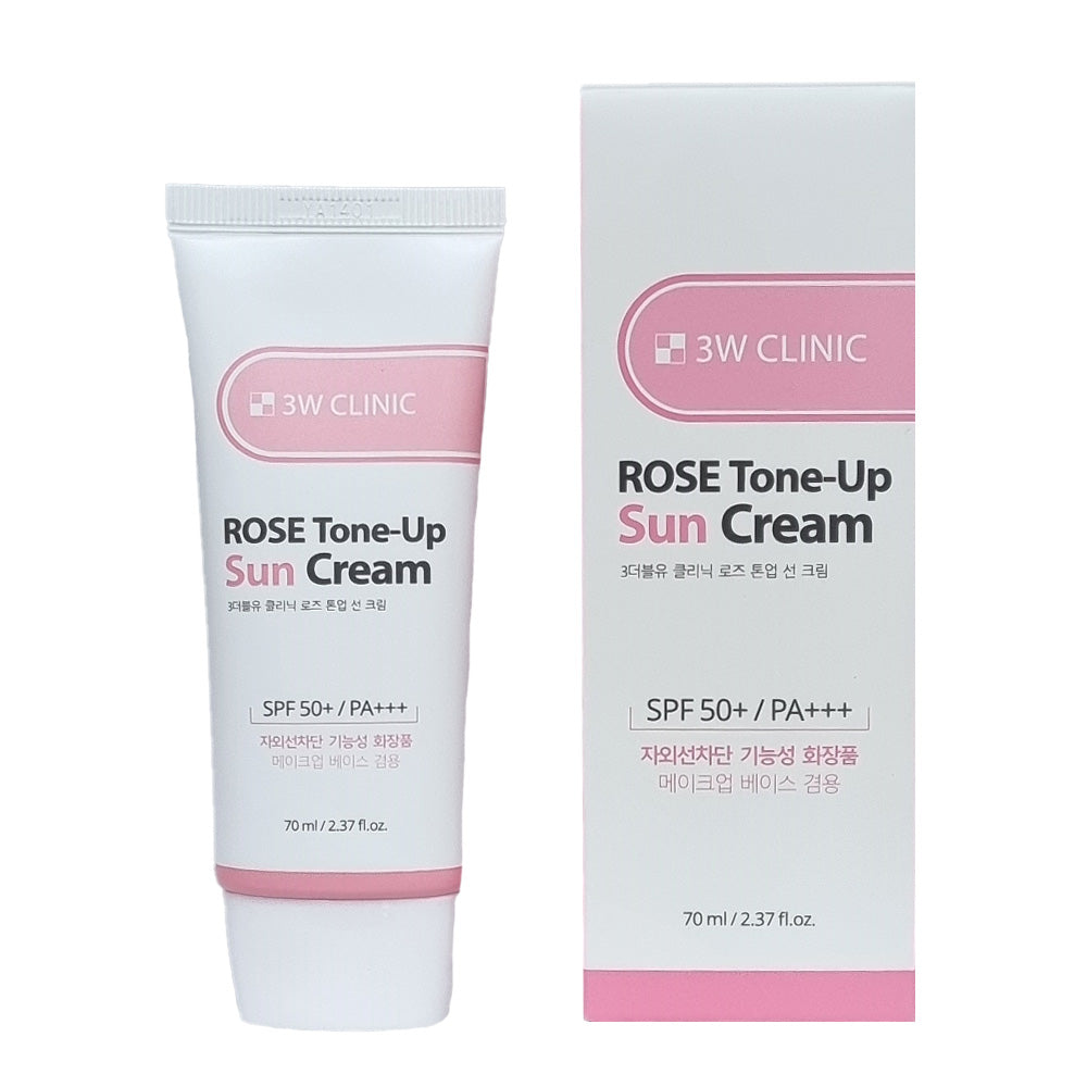 3W CLINIC - Rose Tone Up Sun Cream