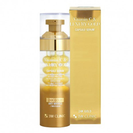 3W CLINIC - Vitamin C & Luxury Gold Capsule Serum