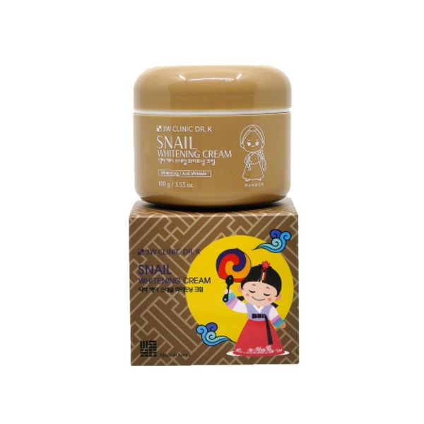 3W CLINIC - Dr.K Snail Whitening Cream - Korea Cosmetics BN