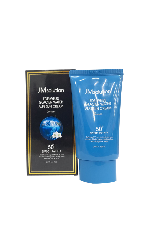 JMSOLUTION - Edelweiss Glacier Water Alps Suncream Snow