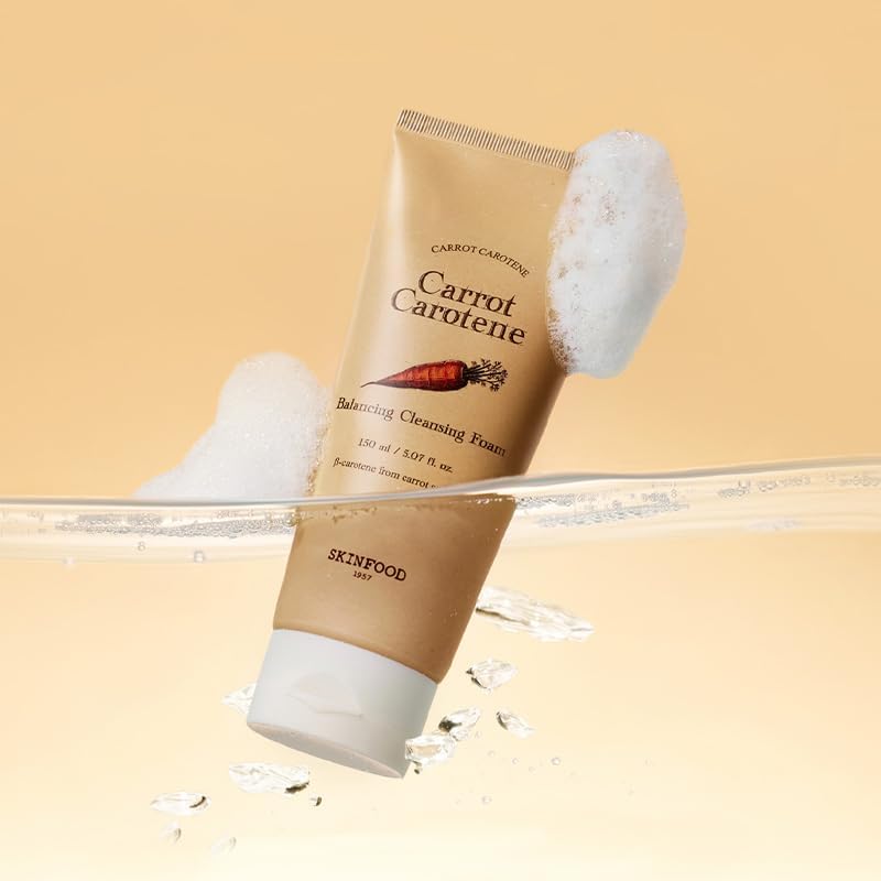 SKINFOOD - Carrot Carotene Balancing Cleansing Foam