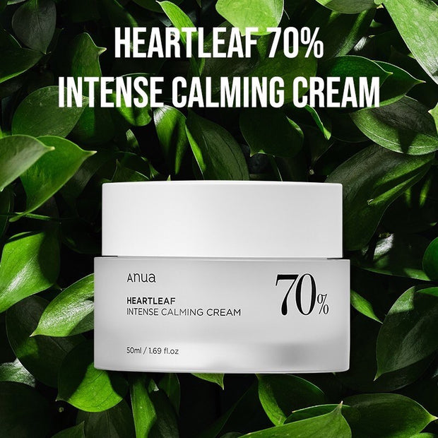 ANUA - Heartleaf 70% Intense Calming Cream – Korea Cosmetics BN