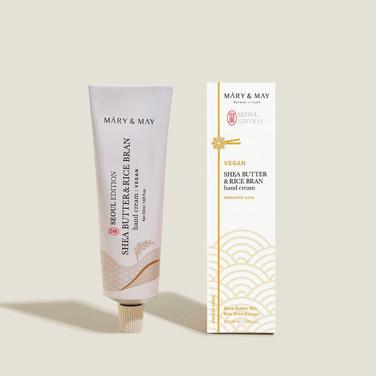 May Shea MARY & MAY - Shea Butter & Rice Bran Hand Cream – Korea Cosmetics BN