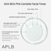 APLB - AHA BHA PHA Centella Facial Toner