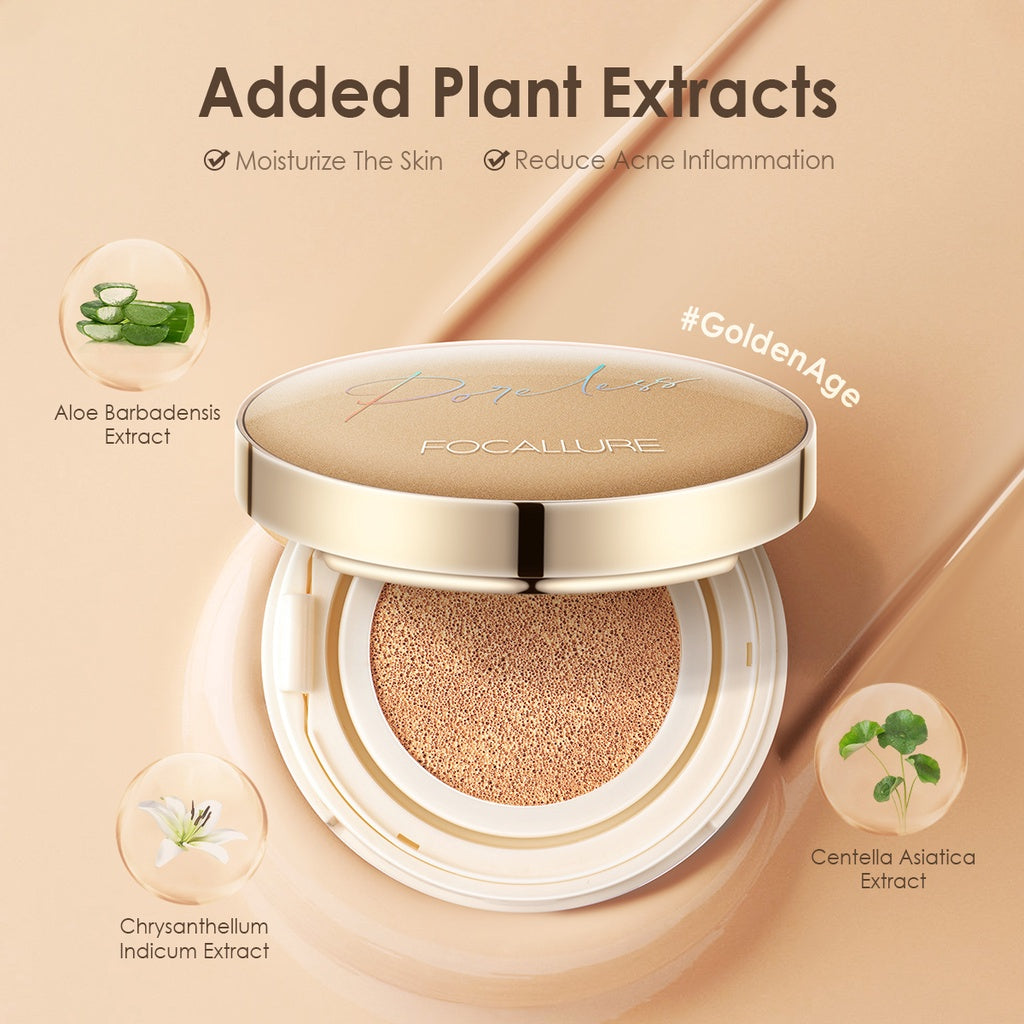 FOCALLURE Poreless Matte Air Cushion Foundation Korea Cosmetics BN