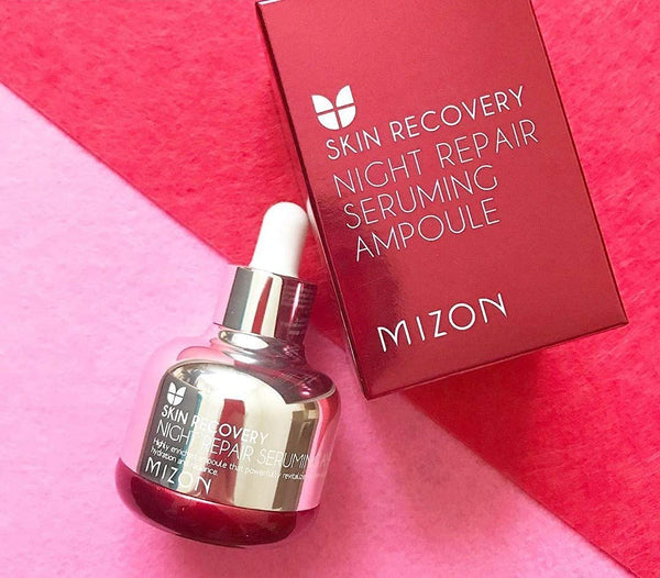 MIZON - Night Repair Seruming Ampoule - Korea Cosmetics BN