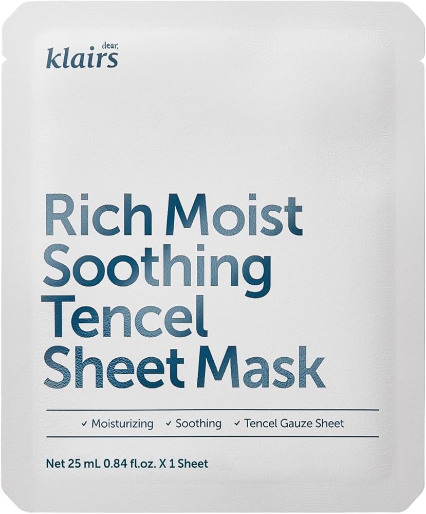 KLAIRS - Rich Moist Soothing Tencel Sheet Mask – Korea Cosmetics BN