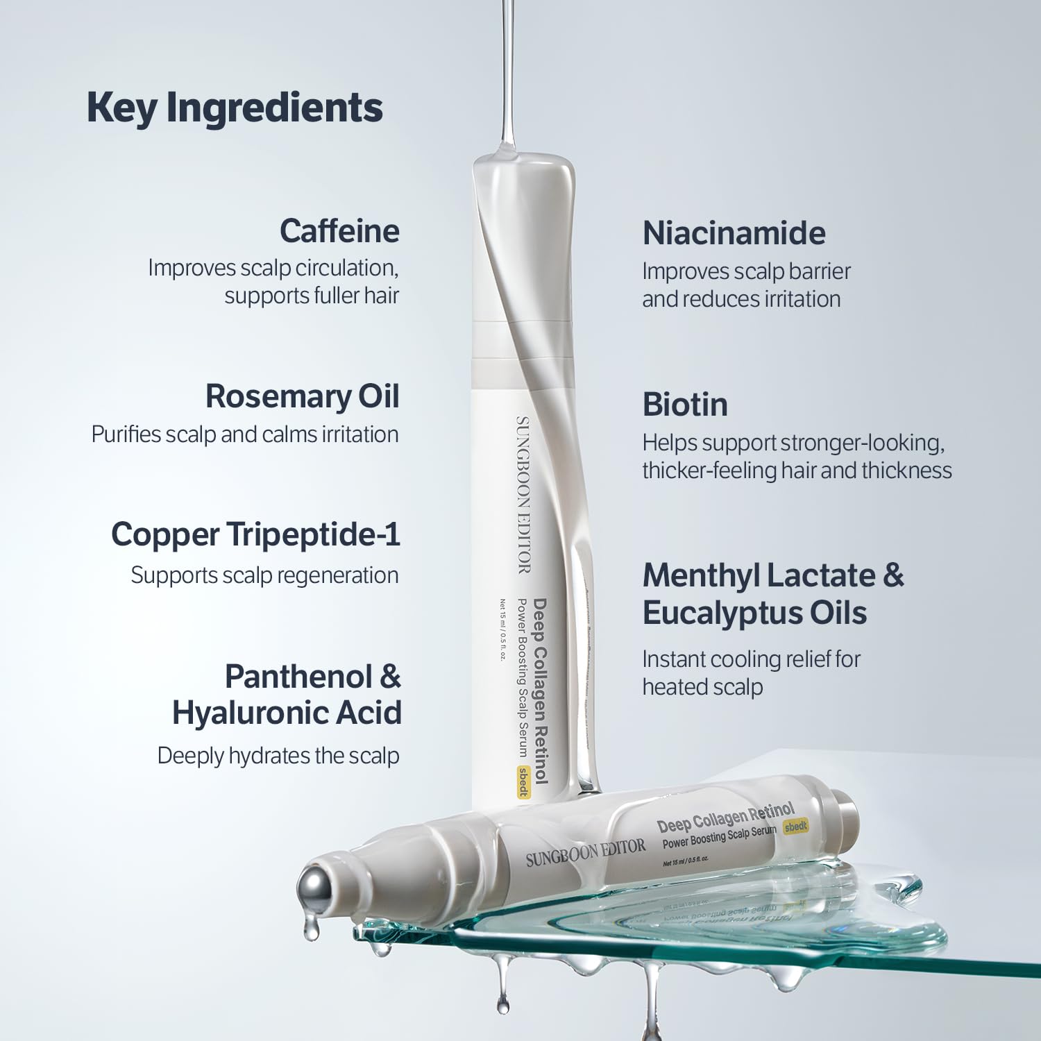 SUNGBOON EDITOR - Deep Collagen Retinol Power Boosting Scalp Serum