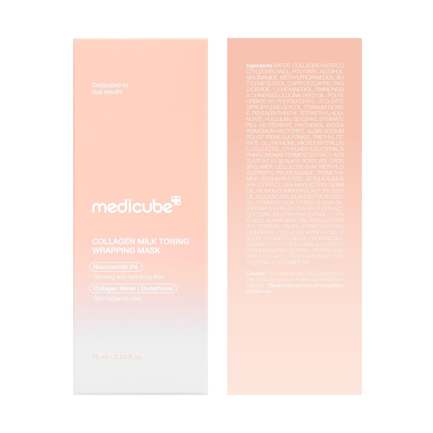 MEDICUBE - Collagen Milk Toning Wrapping Mask