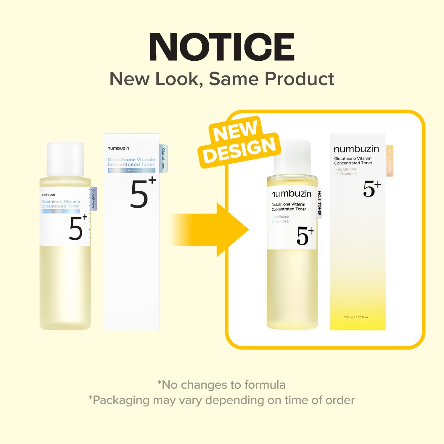 NUMBUZIN - No. 5 Glutathione Vitamin Concentrated Toner