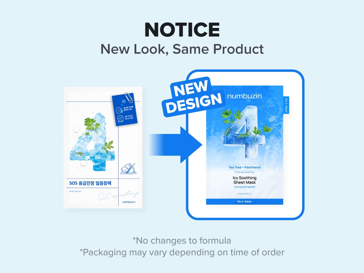 NUMBUZIN - No. 4 Icy Soothing Sheet Mask