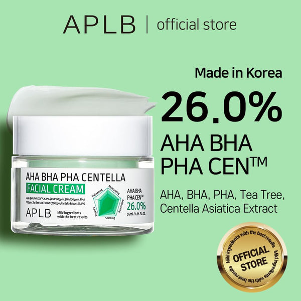 APLB - AHA BHA PHA Centella Facial Cream - Korea Cosmetics BN