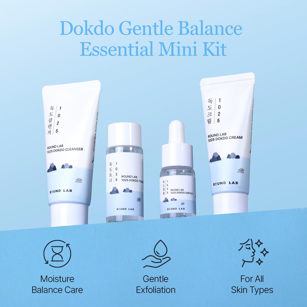 Round Lab Kit ROUND LAB - 1025 Dokdo Trial Kit – Korea Cosmetics BN