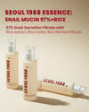 KSECRET - SEOUL 1988 Essence : Snail Mucin 97% + Rice