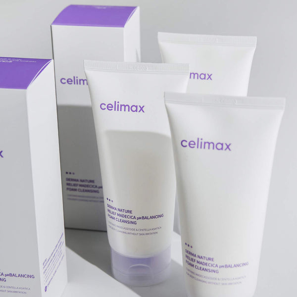 CELIMAX Derma Nature Relief Madecica PH Balancing Foam Cleansing CELIMAX Derma Nature Relief Madecica PH Balancing Foam Cleansing