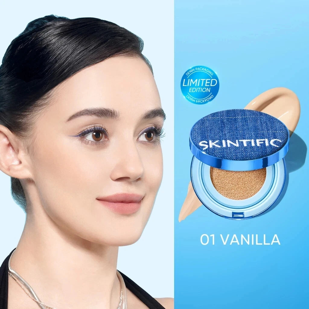 SKINTIFIC - Perfect Stay Velvet Matte Cushion Denim