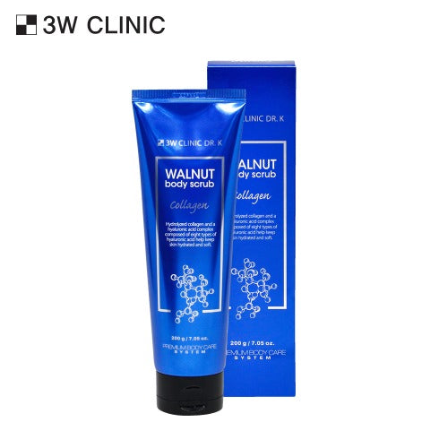 3W CLINIC Dr.K Walnut Collagen Body Scrub Korea Cosmetics BN