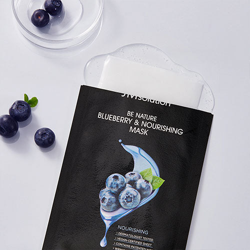 JMSOLUTION - Be Nature Blueberry & Nourishing Mask