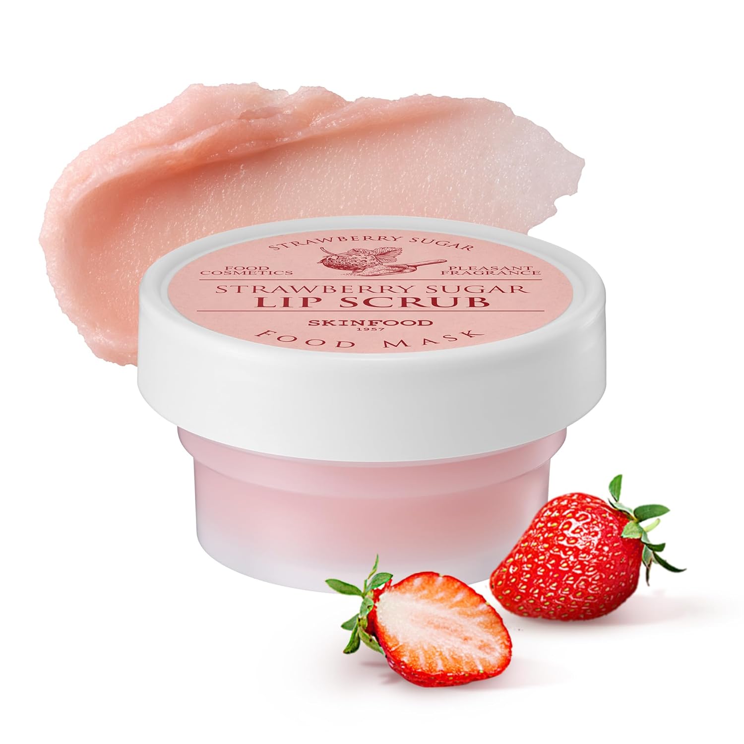 SKINFOOD - Strawberry Sugar Food Mask Lip Scrub