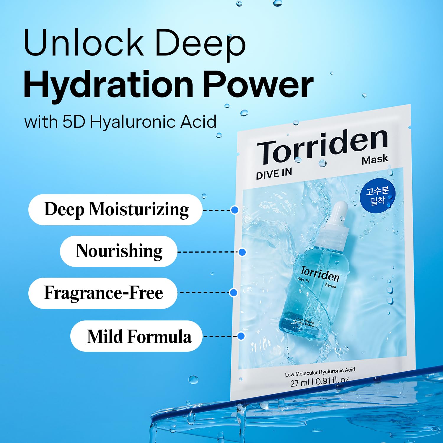 TORRIDEN - Dive-In Low Molecular Hyaluronic Acid Mask