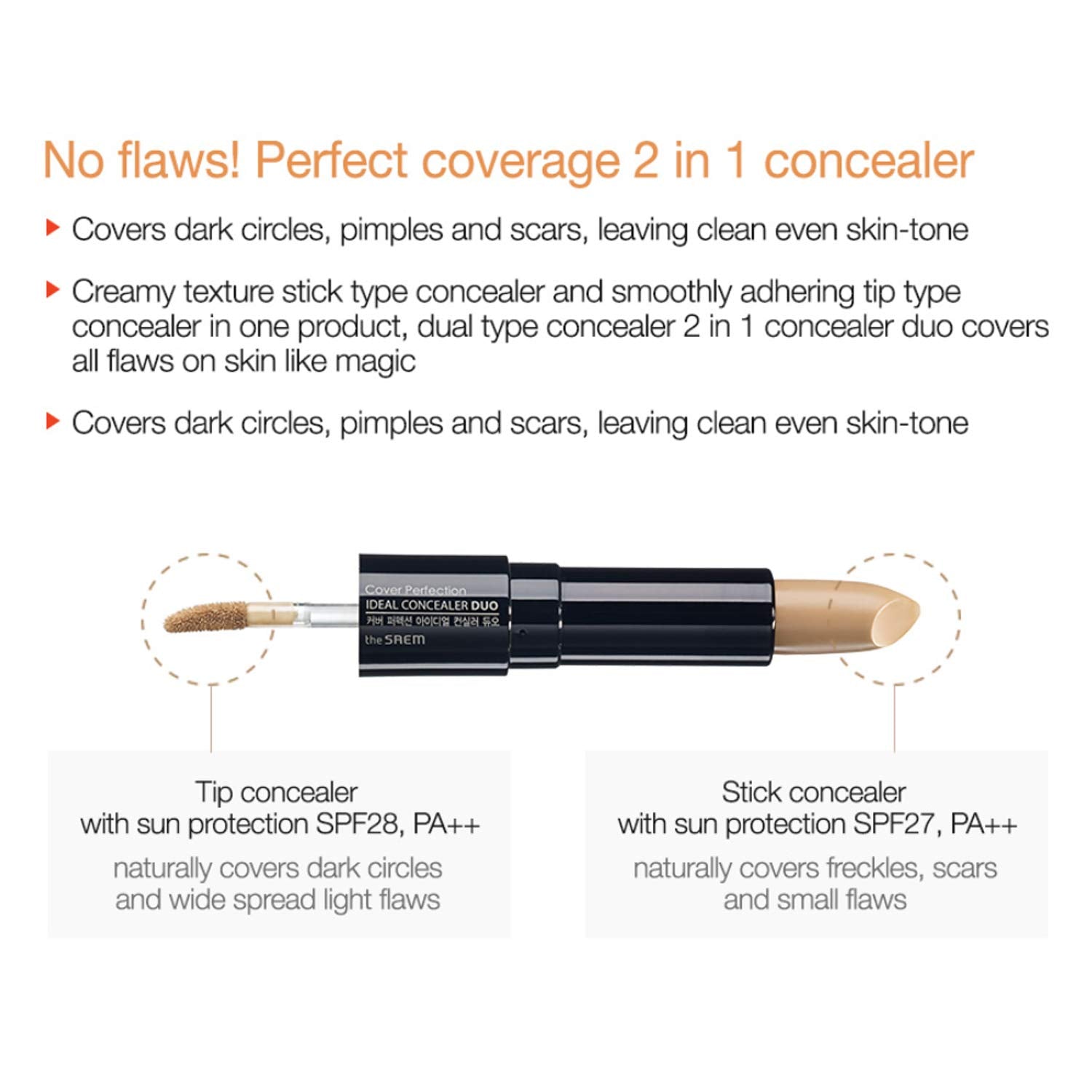 THE SAEM - Cover Perfection Ideal Concealer Duo