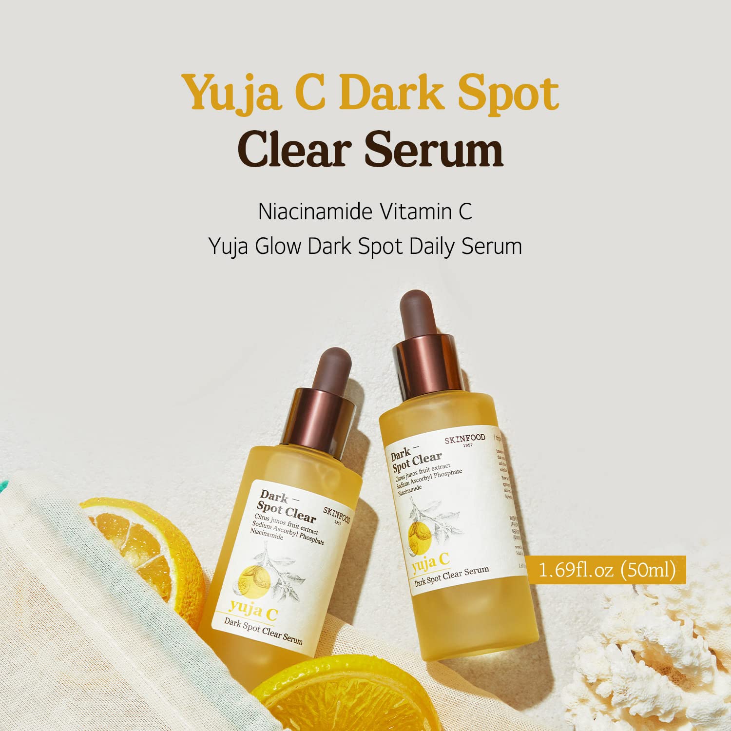 SKINFOOD - Yuja C Dark Spot Clear Serum