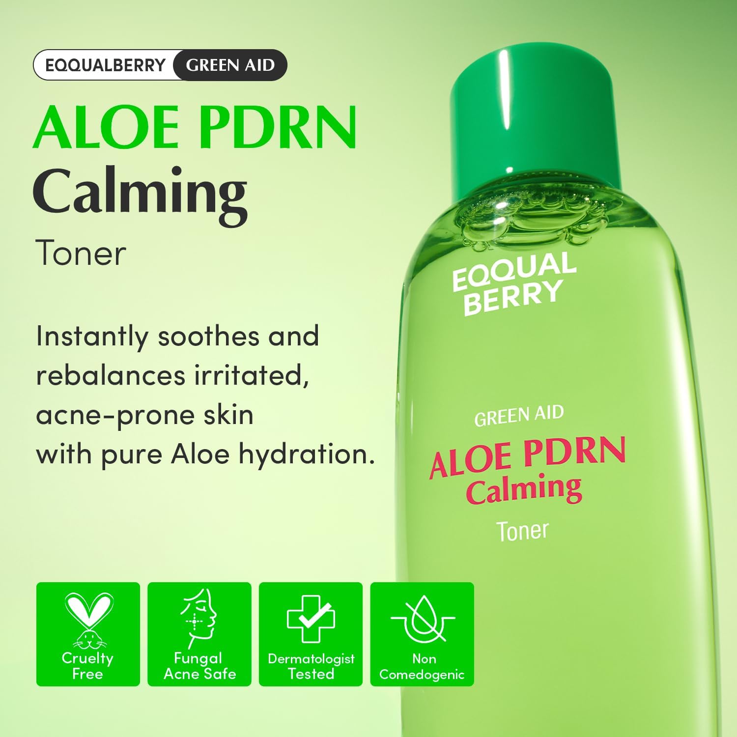 EQQUALBERRY - Aloe PDRN Calming Toner