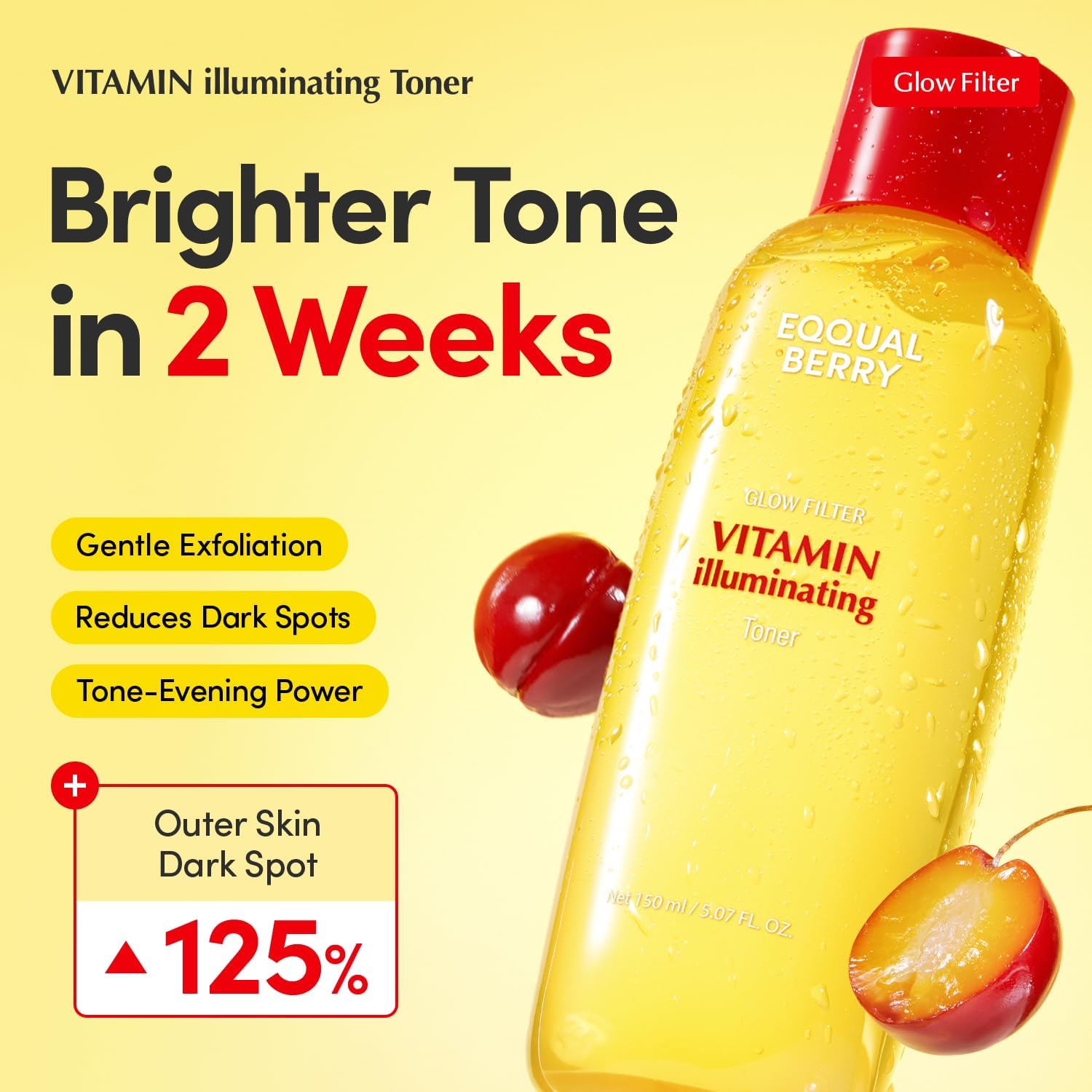 EQQUALBERRY - Vitamin Illuminating Toner