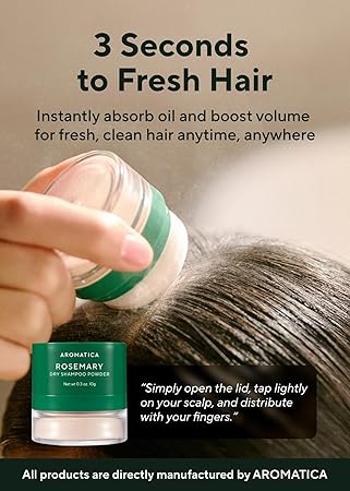 AROMATICA - Rosemary Dry Shampoo Powder