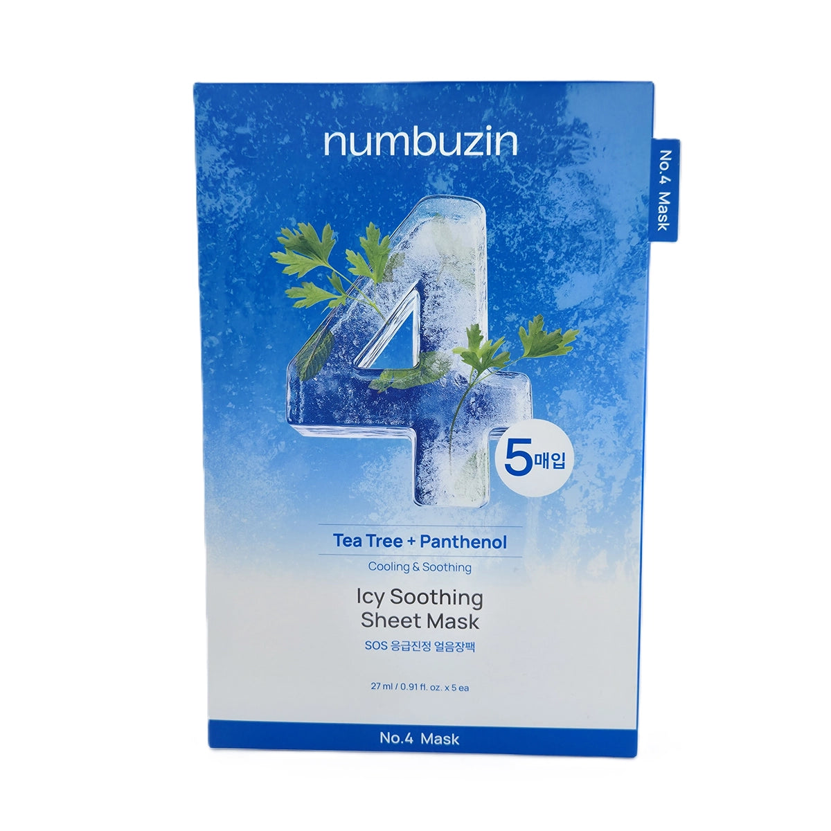 NUMBUZIN - No. 4 Icy Soothing Sheet Mask