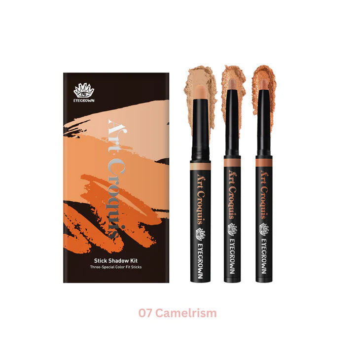 MAKEHEAL - Eyecrown Art Croquis Stick Shadow Kit #07 Camelrism (Discounted)