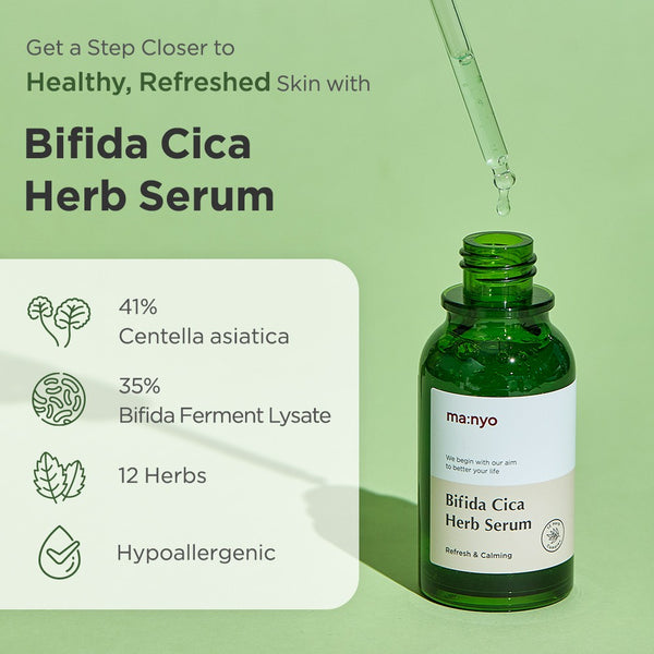 MA:NYO - Bifida Cica Herb Serum - Korea Cosmetics BN
