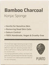 PURITO - Bamboo Charcoal Konjac Sponge