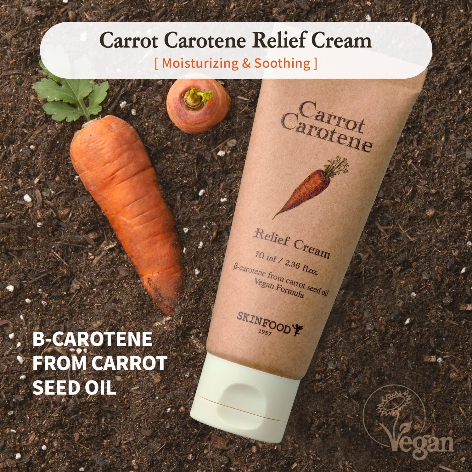 SKINFOOD - Carrot Carotene Relief Cream