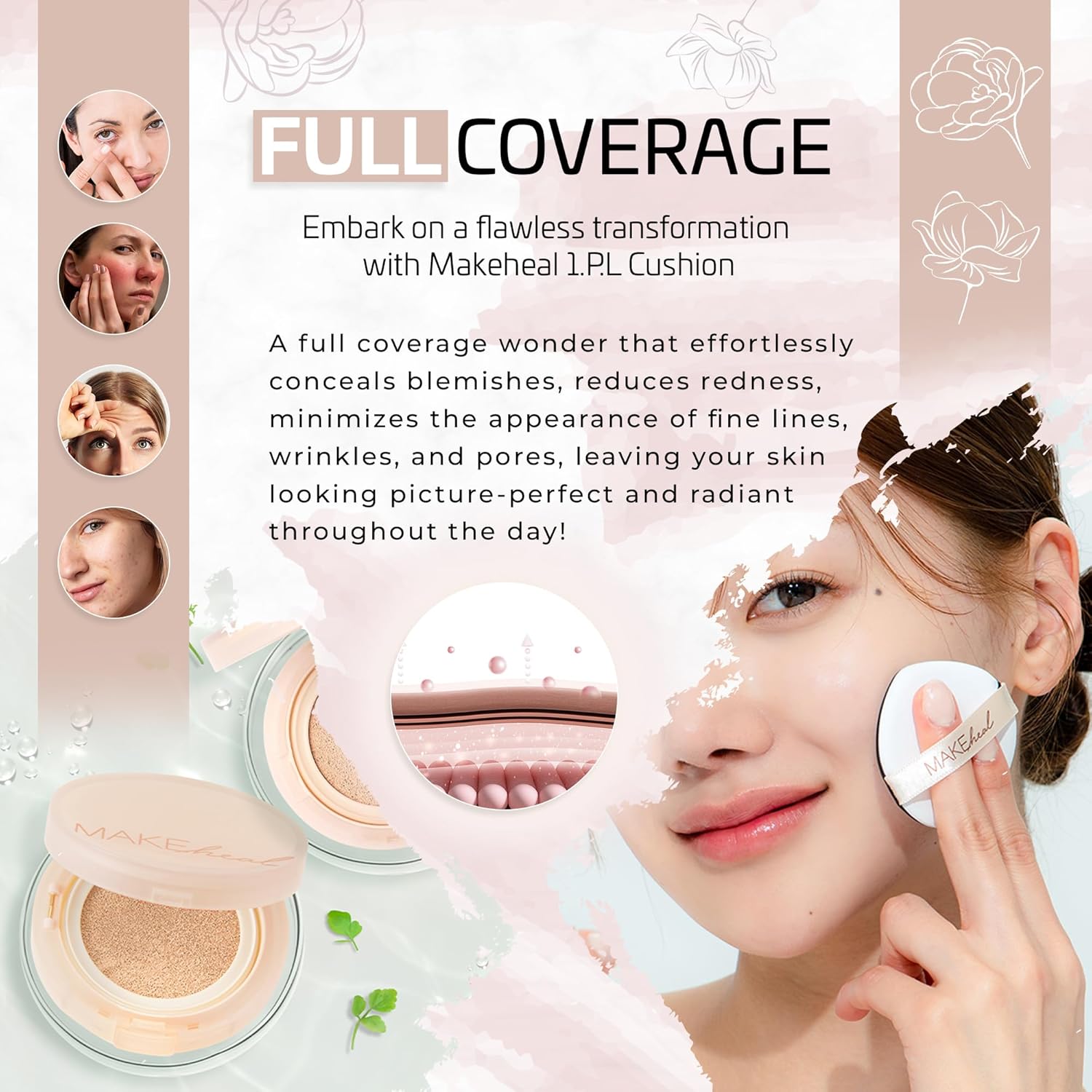 MAKEHEAL - 1.P.L Cushion – Korea Cosmetics BN