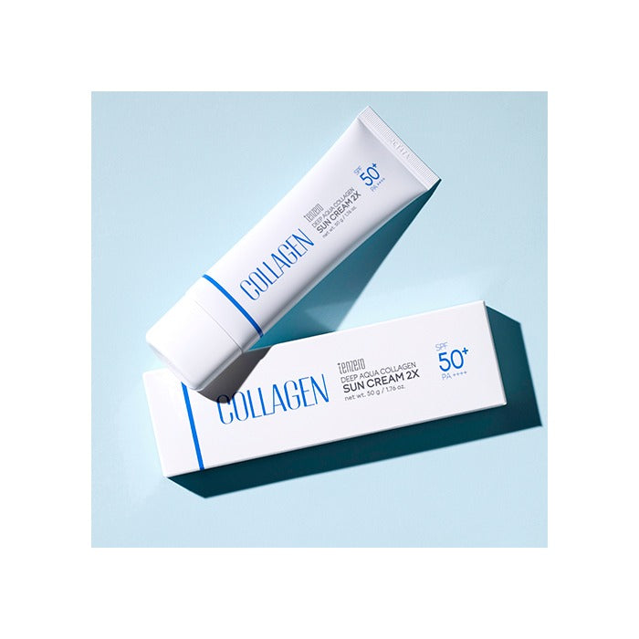 TENZERO - Deep Aqua Collagen Sun Cream 2X - Korea Cosmetics BN