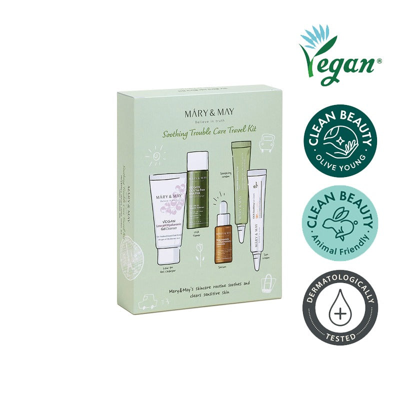 MARY & MAY - Soothing Trouble Care Travel Kit