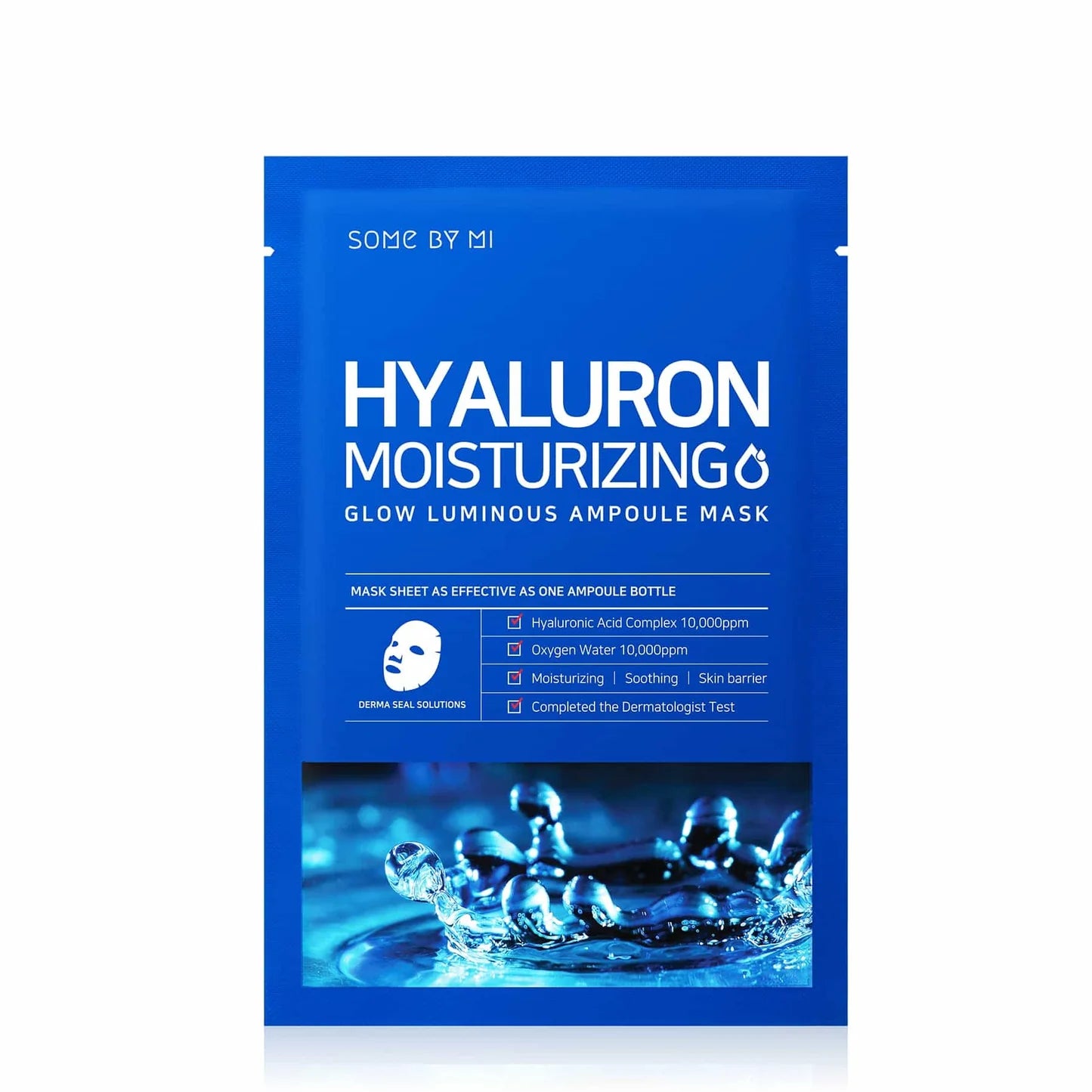 SOME BY MI - Hyaluron Moisturizing Glow Luminous Ampoule Mask