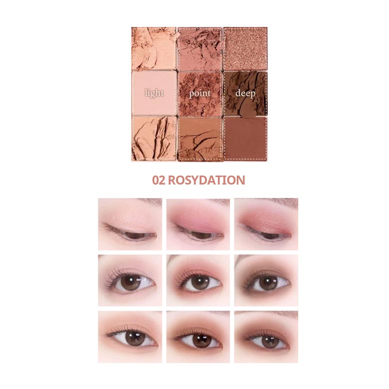 BLACK ROUGE - Colordation Mood Palette  #MP02 Rosydation (Discounted)