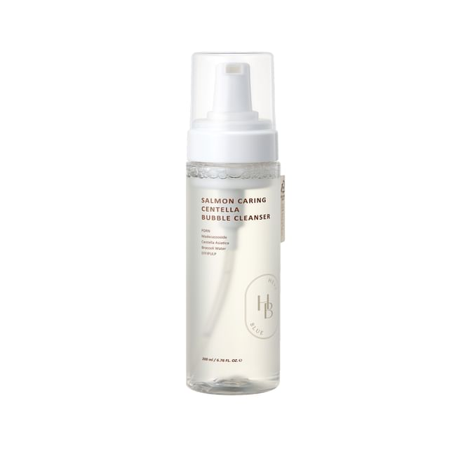 HEVEBLUE - Salmon Caring Centella Bubble Foam Cleanser
