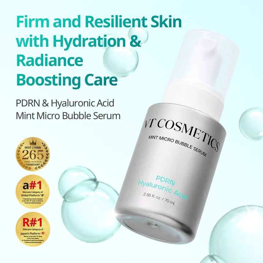 VT - PDRN Hyaluronic Mint Micro Bubble Serum