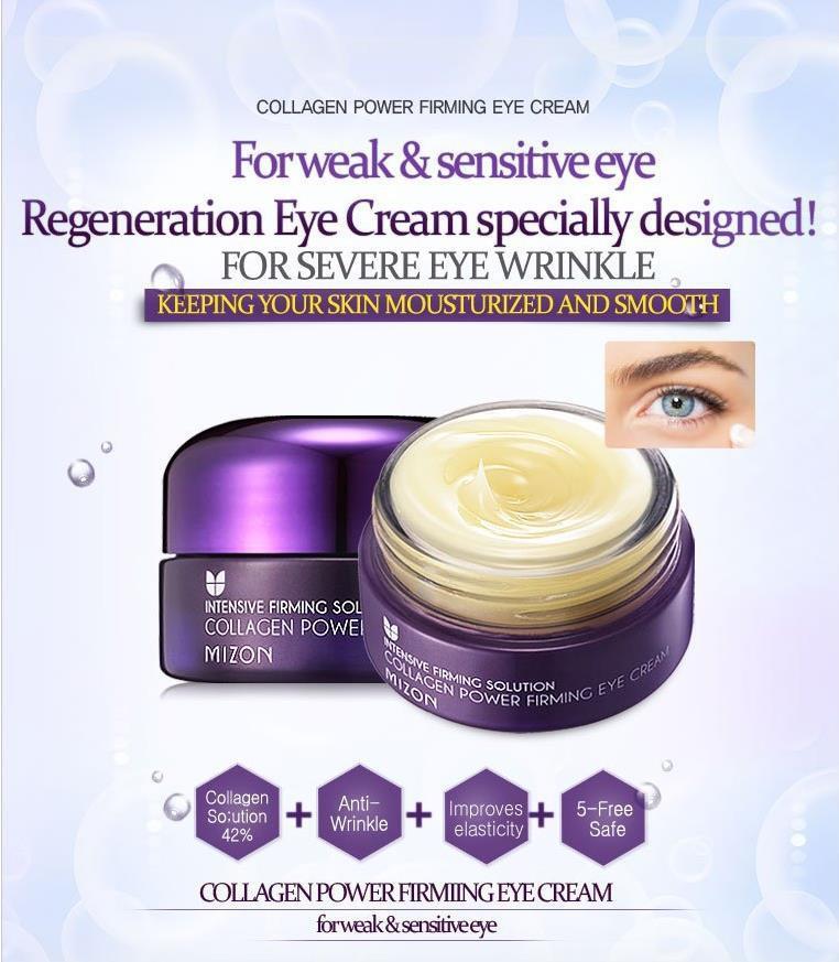 MIZON - Collagen Power Firming Eye Cream - 10ml (Discounted)