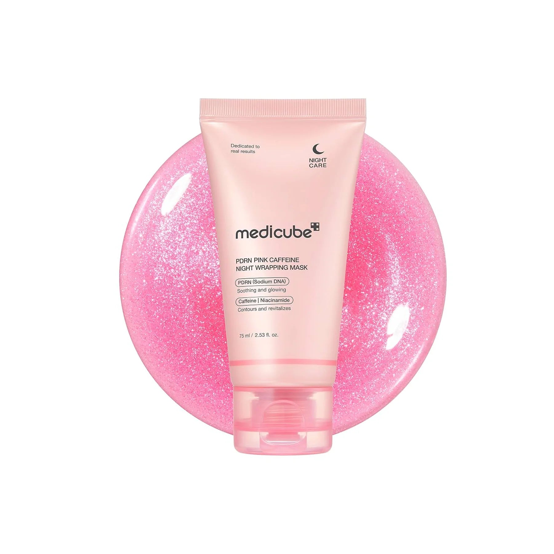 MEDICUBE - PDRN Pink Caffeine Night Wrapping Mask