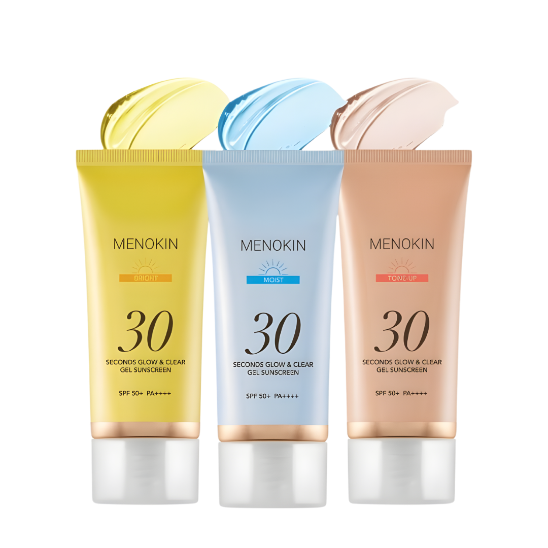 MENOKIN - 30 Seconds Glow & Clear Gel Sunscreen