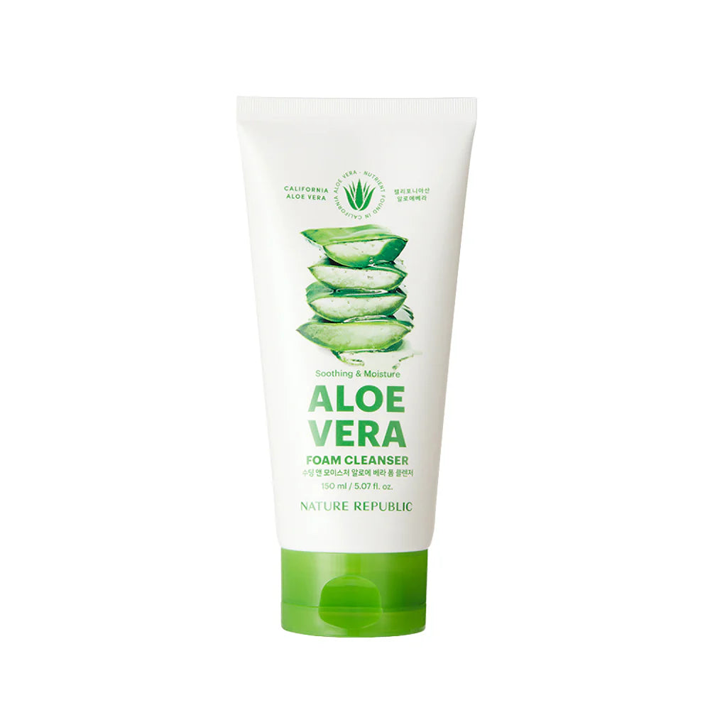 NATURE REPUBLIC - Soothing & Moisture Aloe Vera Foam Cleanser