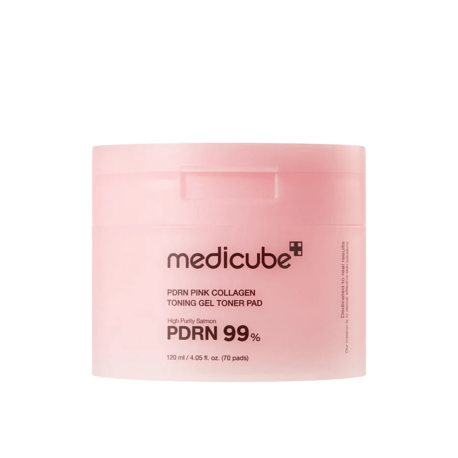 MEDICUBE - PDRN Pink Collagen Toning Gel Toner Pad